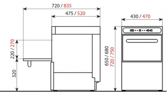 Glasswasher GE-400