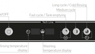 Front-loading dishwasher GT-510