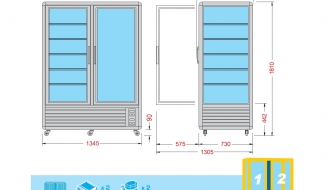 REFRIGERATOR AND FREEZER