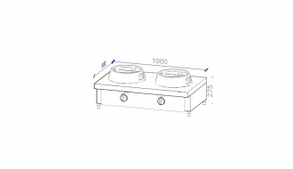 Wok range 2x 21kW