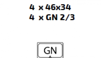 Konvektsioon niisut. + grill 4xGN2/3  SN