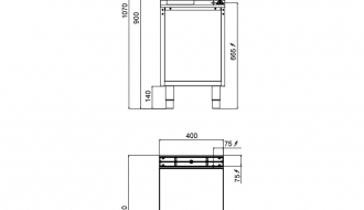 Plate grill 80x70
