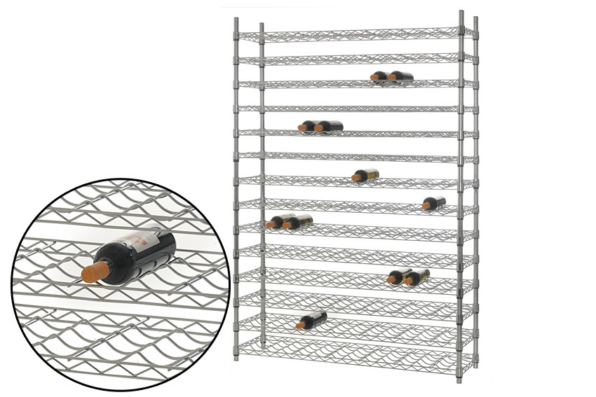 wine rack chrome 168 pdl