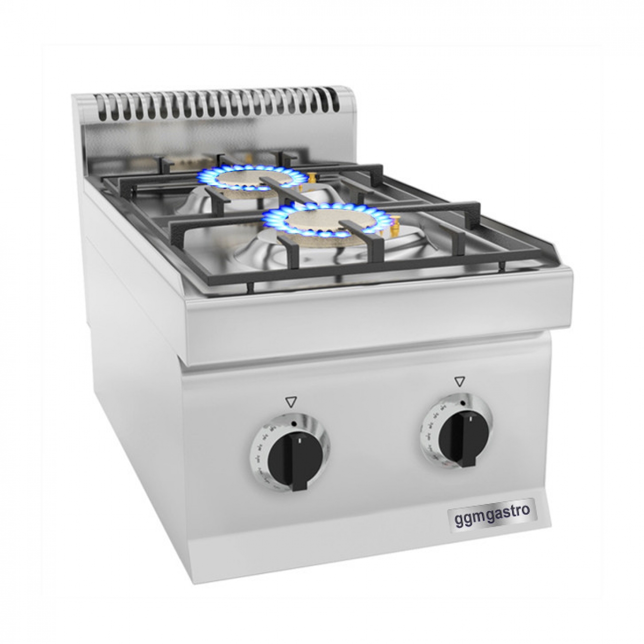 Gas stove 2 burners 9.5 kW electronic ignition