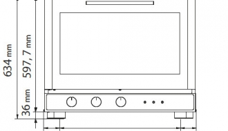 convection with steam 4x60x40