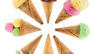 Ice cream display 10L