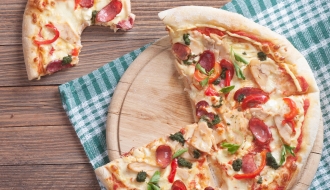 Pizza plate made of wood 260mm
