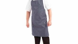 Apron 90cm striped