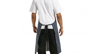 Apron 90cm striped