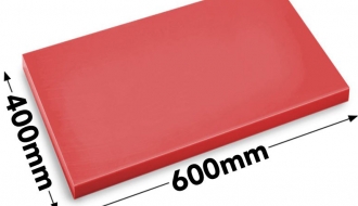 Cutting board 40x60cm red