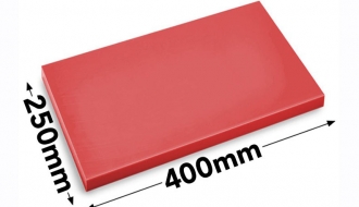 Cutting board 25x40cm red