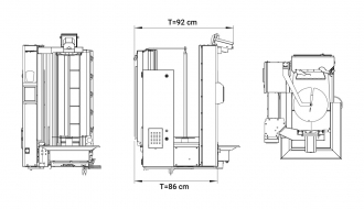 Kebab grill ROBOT 120kg DRAT120