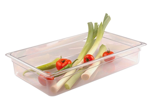 Polycarbonate GN 1/1 - clear - height of 100mm