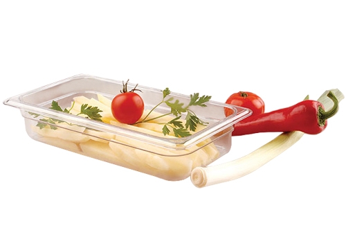Polycarbonate containers GN 1/3 - clear - height 150mm