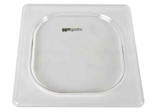 Polycarbonate GN 1/6 Cover - clear - height 7mm