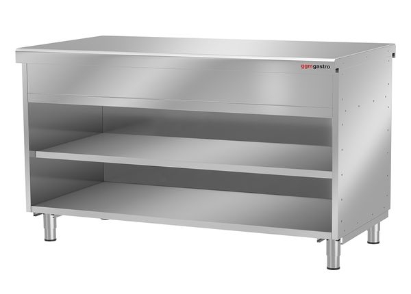 Work surface with shelf 1500mm