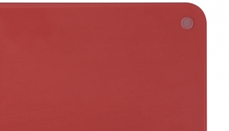 Schneidebrett mit Saftrille - 25 x 40 cm - Rot