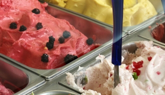VG3618 CNS ice-cream container 360 x 165 x 180