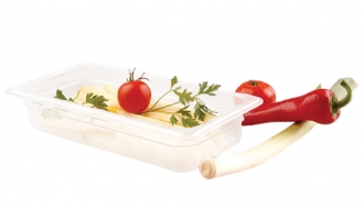 Polypropylene containers GN 1/3 - milky - height 150mm