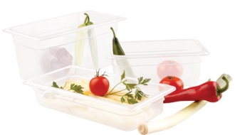 Polypropylene containers GN 1/3 - milky - height 150mm