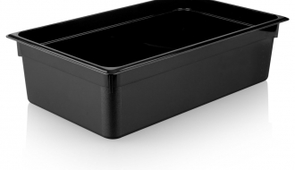 Polypropylene containers GN 1/1 - black - height 150mm