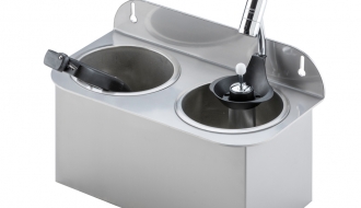 Eisportioniererdusche mit Portioniererdursche & integr. Wasser-Rückfluss Verhinderer