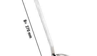 (4 Stück) Schöpflöffel / Suppenkelle - Ø 6,5 cm