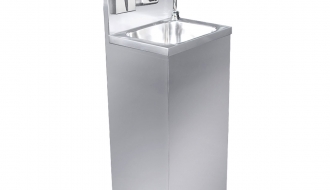 Mobiles Handwaschbecken/ Desinfektionsmittelspender - Beckenmaß: 400 x 300 mm