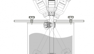 Support bracket for immersion blender