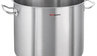Jumbo Suppentopf - Ø 400 mm - Höhe: 400 mm | Kochtopf groß | Edelstahltopf | Jumbotopf