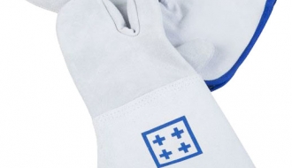 Oven gloves with 3 fingers - length: 36 cm