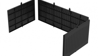 Seitenteile für Servierwagen - 6-teiliges Set