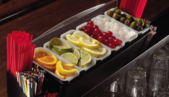 Garnish centre - 6.6 litres - with lid