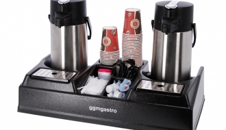 Coffee station for 2 vacuum flasks