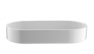 Dessert / salad bowl - oval - Ø 16 cm - set of 6