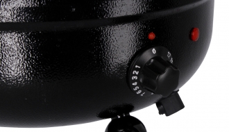 Soep kettle - 9 liters - black