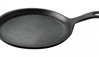 Fajita serving set - 6-piece - cast iron pan with handle