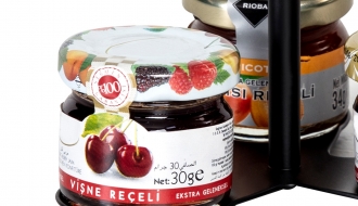 (12 Stück) Marmeladen Etagere / Buffetständer
