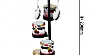 (12 Stück) Marmeladen Etagere / Buffetständer - mit 4 Ablagen