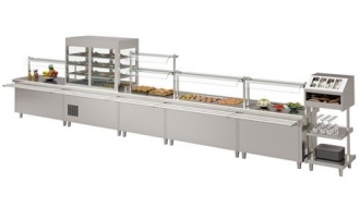 Work surface with shelf 1120mm