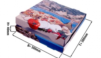 Коробки для пиццы с рисунком (100шт)