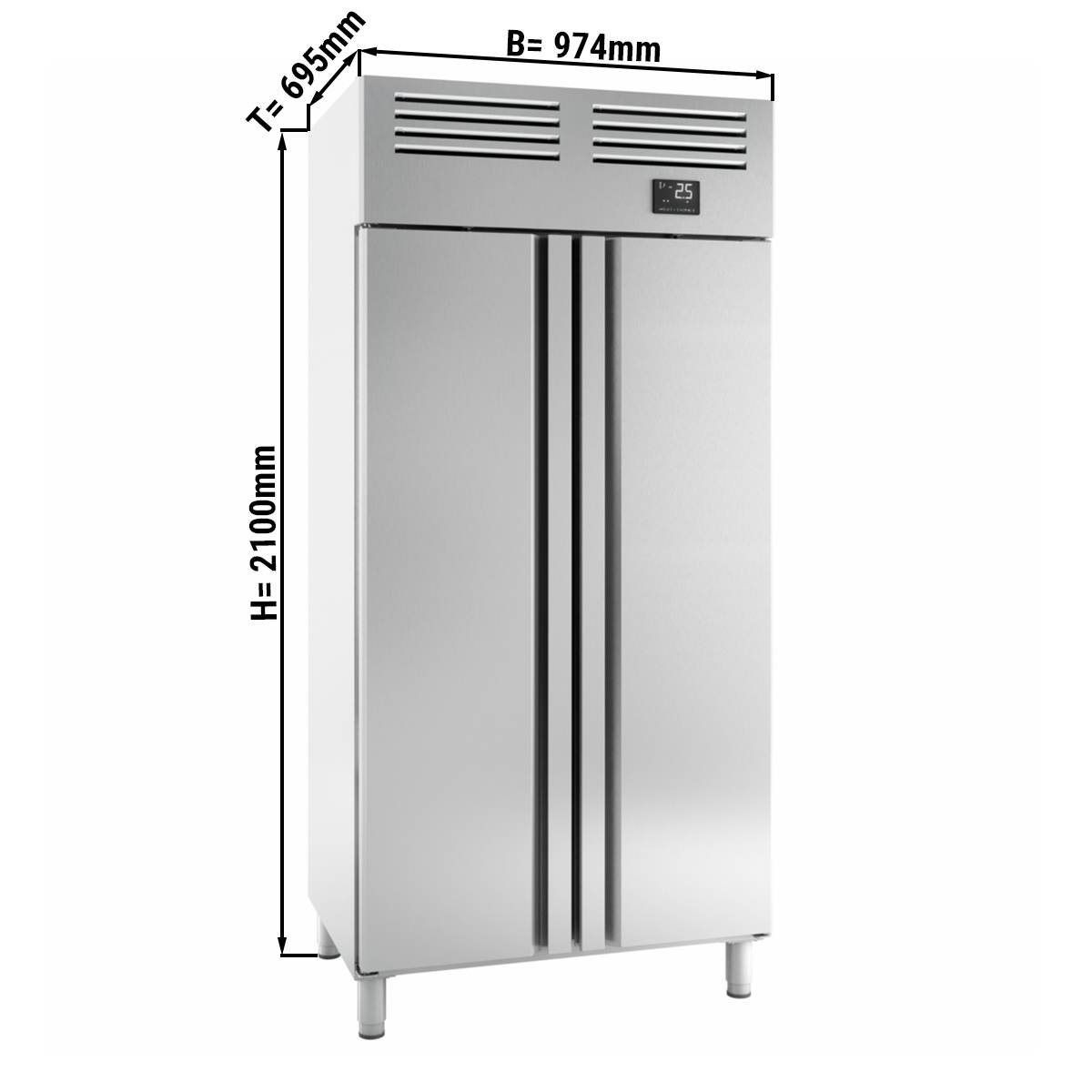 Refrigerator (GN 1/1) - with 2 doors