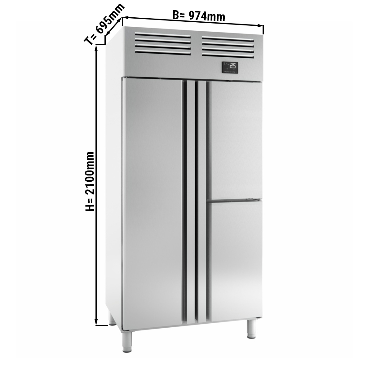 Refrigerator (GN 1/1) - with 3 doors