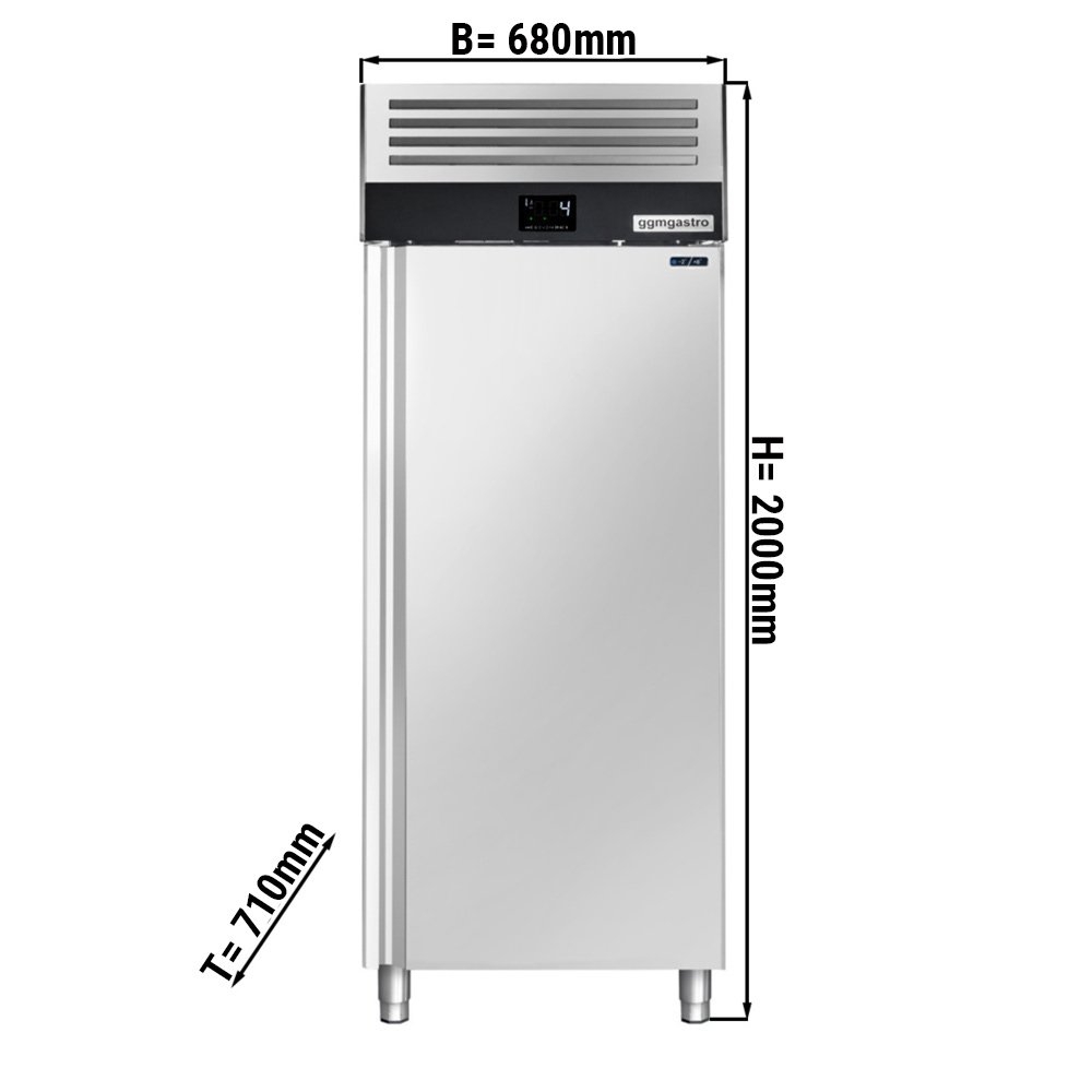 Kühlschrank ECO - 0,68 x 0,71 m - 429 Liter - mit 1 Tür