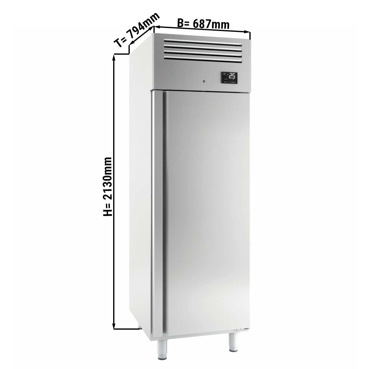 Bakery refrigerator (EN 60x40) - with 1 door
