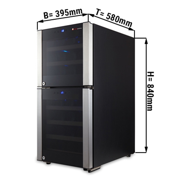 Wine Fridge 100 liters / 2 climatic zones