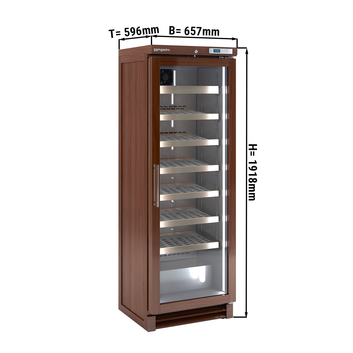 Wine Fridge 350 liters - with 1 glass door