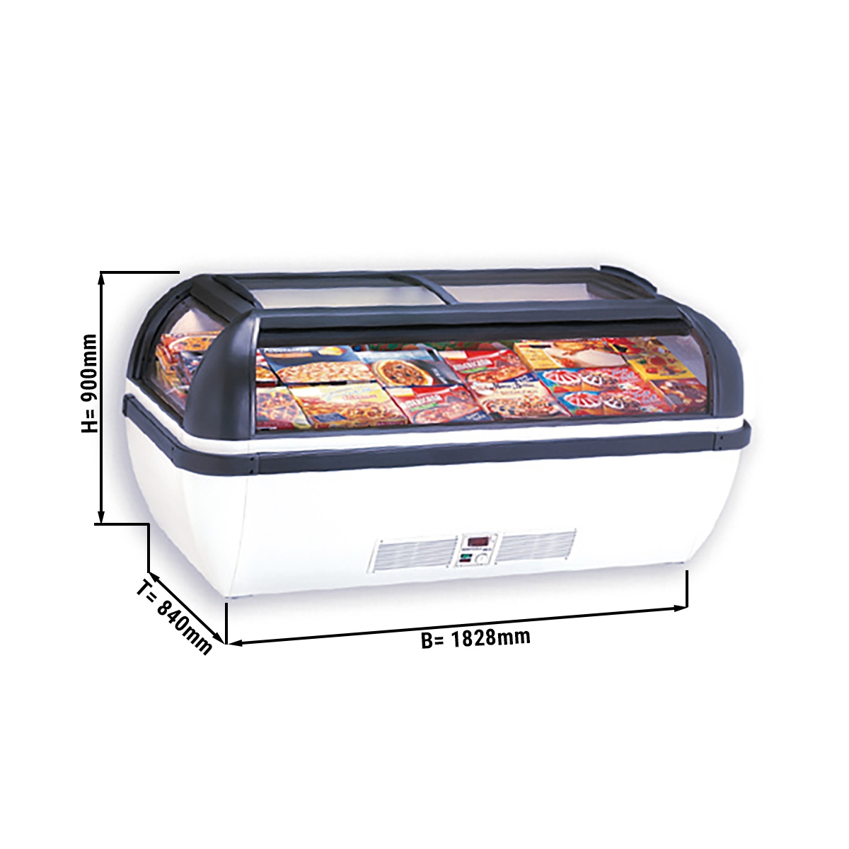 Frozen island 370 liters (head unit)