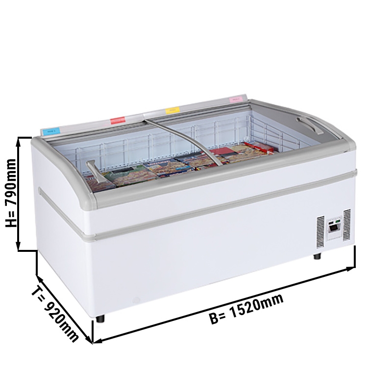 Cooling & frozen island 400 liters