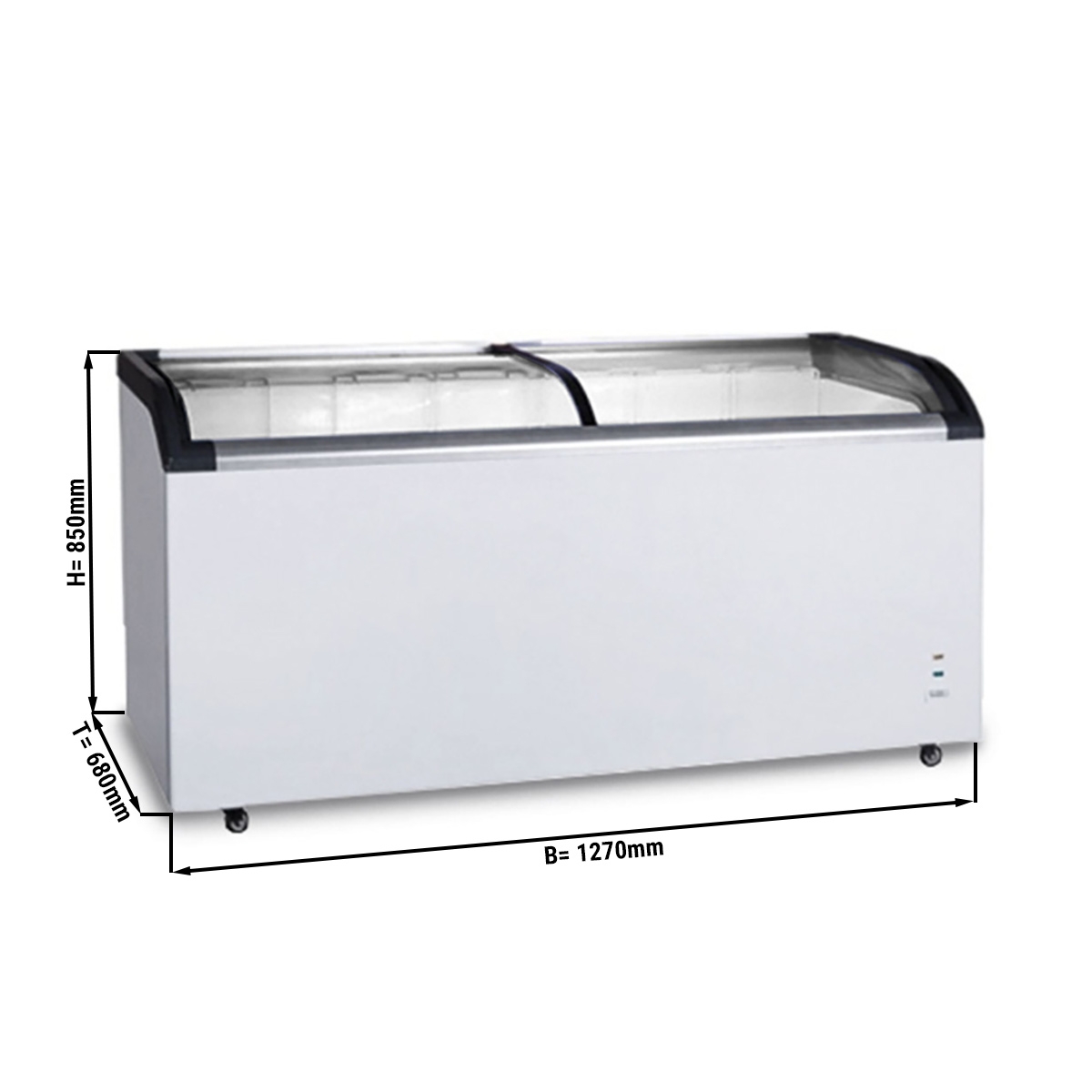 Freezer 420 litres /glass